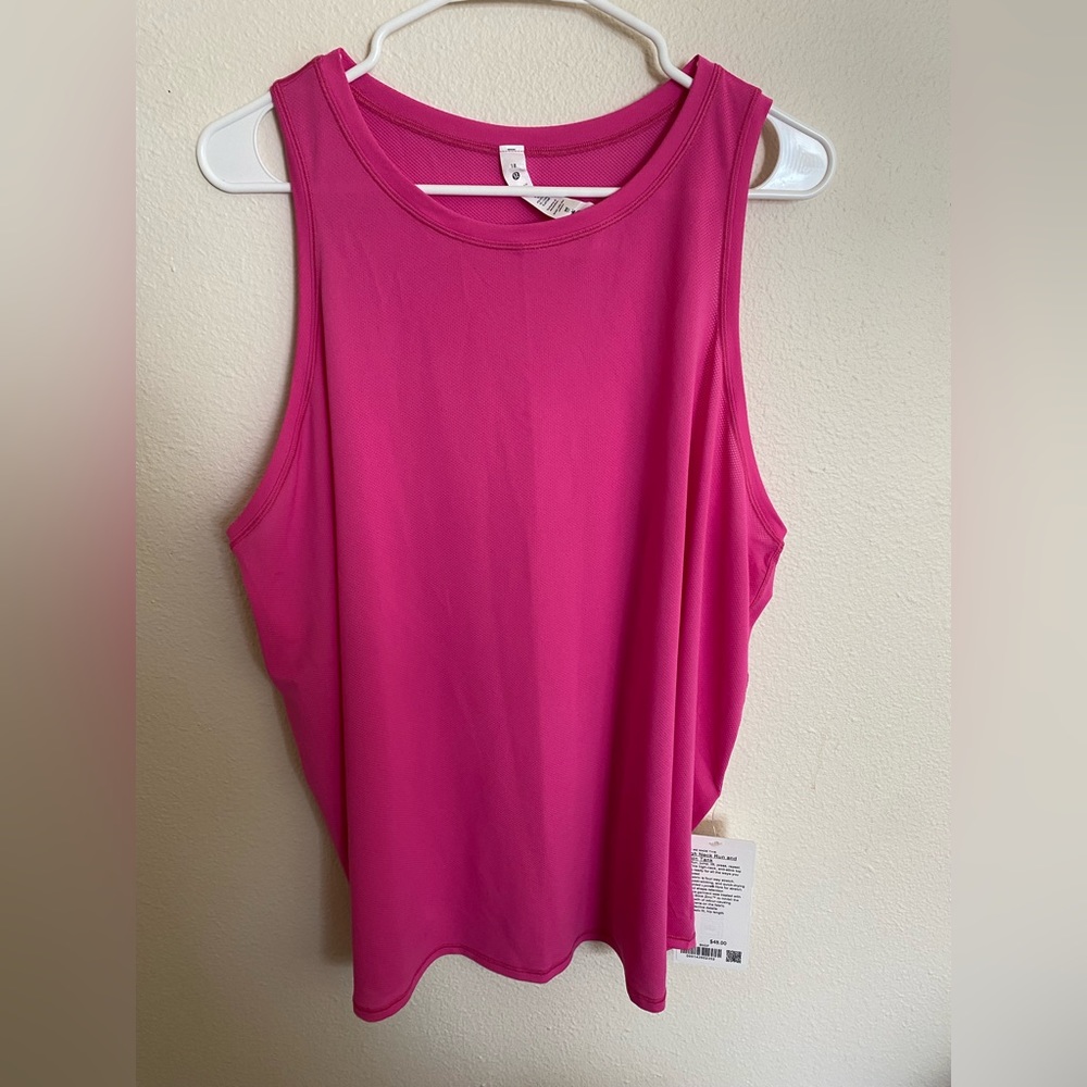Lulu Lemon High Neck Run and Train Tank Top